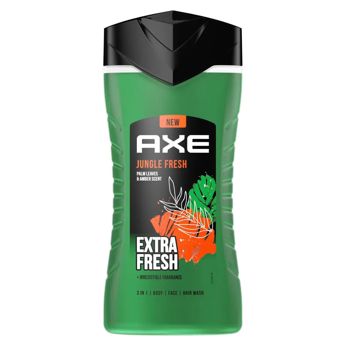 Axe Jungle Fresh 3-In-1 Shower Gel Shampoo For Body, Face, and Hair - 250 ml