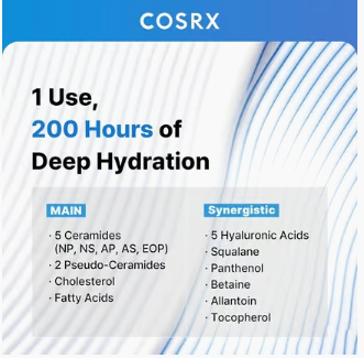 Cosrx Ceramide Skin Barrier Moisturiser for Face Panthenol (B5) and Hyaluronic Acid 80 ml