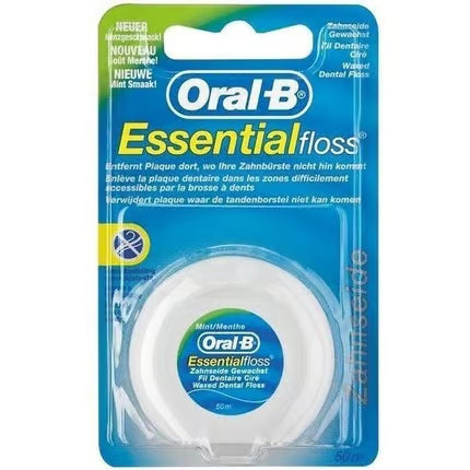Oral-B Essential Floss Waxed Mint 50m