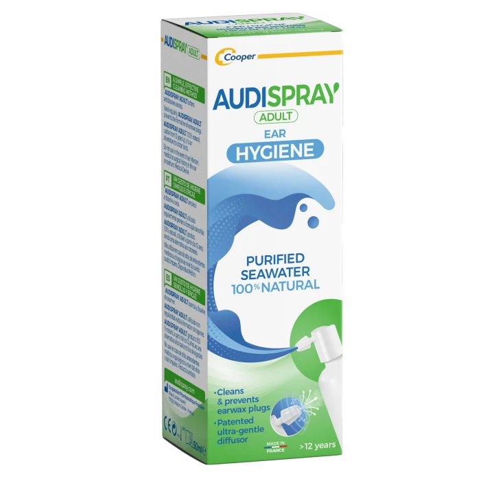 Audispray Adult Ear Cleaning Spray 50ml By Audispray