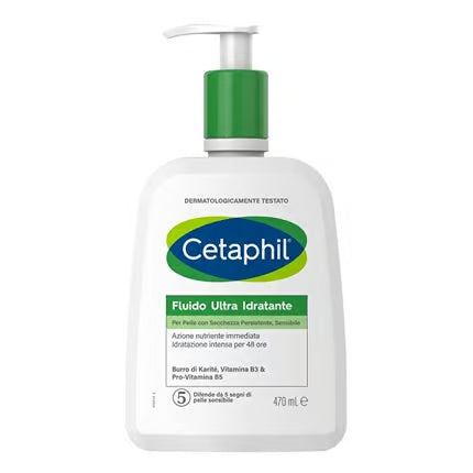Cetaphil Ultra Hydrating Fluid For Dry And Sensitive Skin 470ml