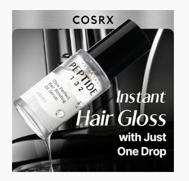 Cosrx Peptide 132 Hair Bonding Oil Serum Travel Size Keratin Treatment