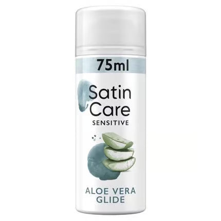 Gillette Satin Care Shaving Gel 75ml Aloe Vera
