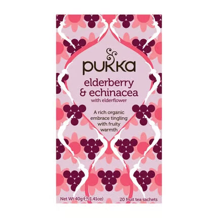 Pukka Elderberry & Echinacea Tea By Pukka