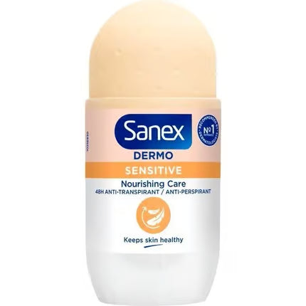 Sanex Deodorant Roller Dermo Sensitive - Gentle And Effective Pr