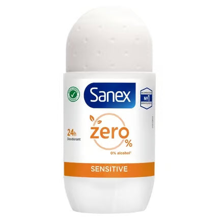 Sanex Deodorant Roller Zero Sensitive 50 Ml