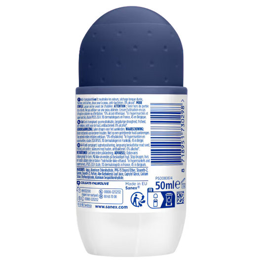 Sanex Dermo Active Control Roll-On Deodorant Anti-Perspirant til Mænd