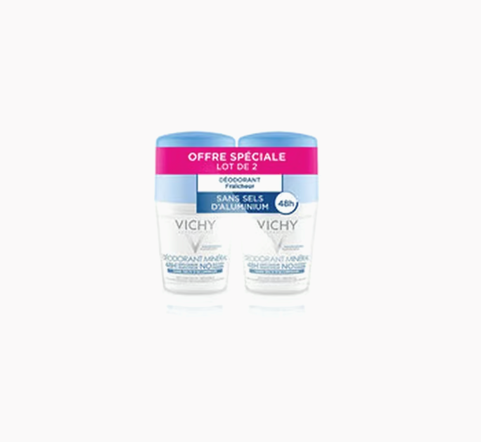 Vichy Mineral Deodorant 2 Pcs