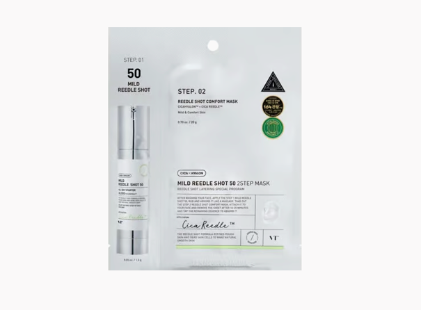 Vt Cosmetics Mild Reedle Shot 50 2-Step Mask - 1pc