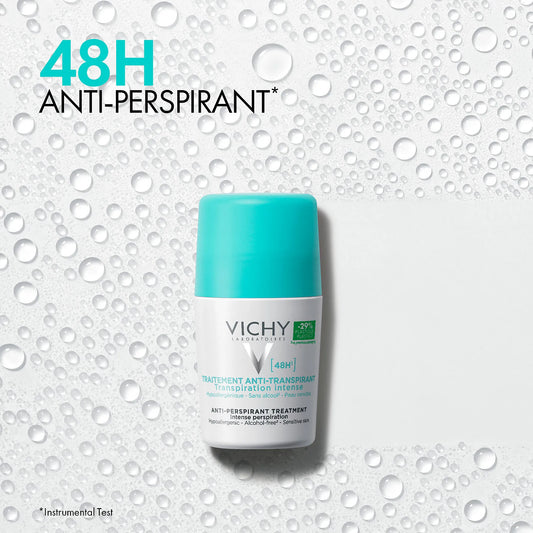 Vichy Intensive Antiperspirant Deo Rollon 48 Hours 50 Ml Effective 48 hour Protection