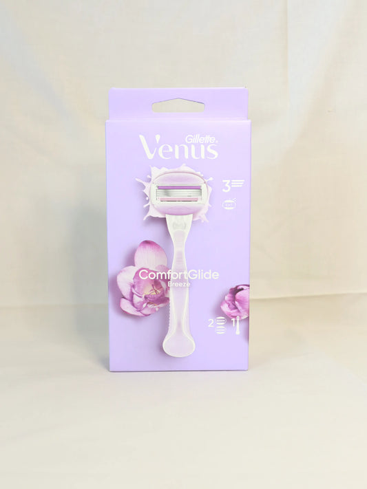 Gillette Venus Comfort Glide Breeze Shaving System With 2 Heads