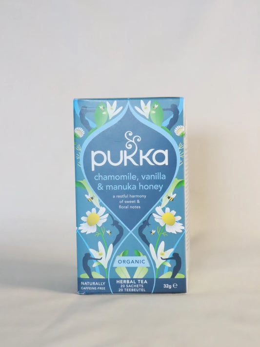 Pukka Chamomile Vanilla Manuka Tea Organic Herbal Tea